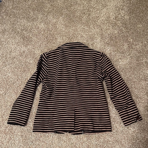 J Crew | Maritime Stripe Blazer | Black/Tan | Size Small - Picture 3 of 6